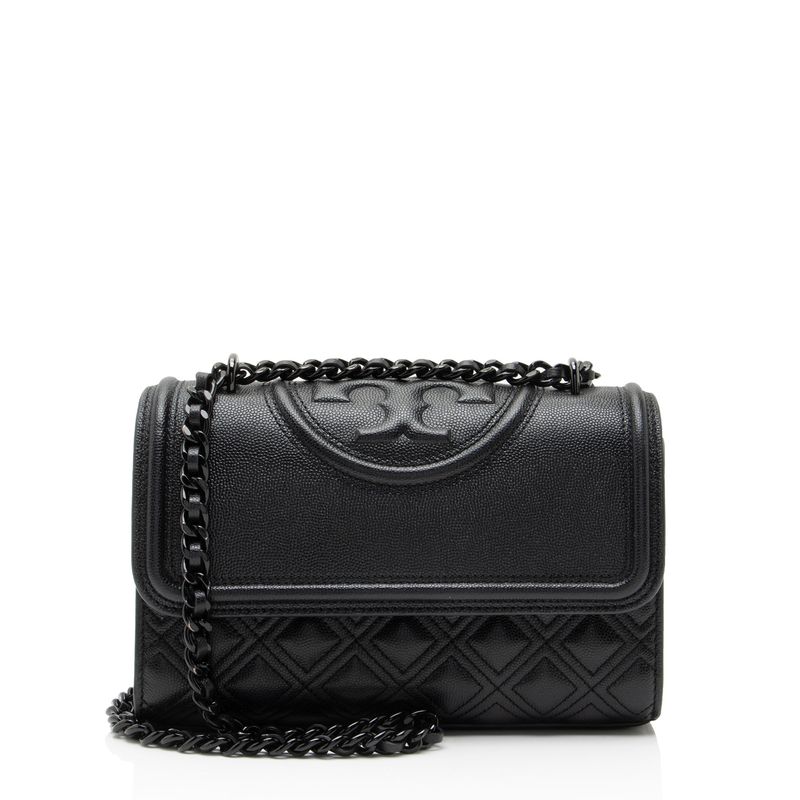 Tory Burch Leather Fleming Small Shoulder Bag